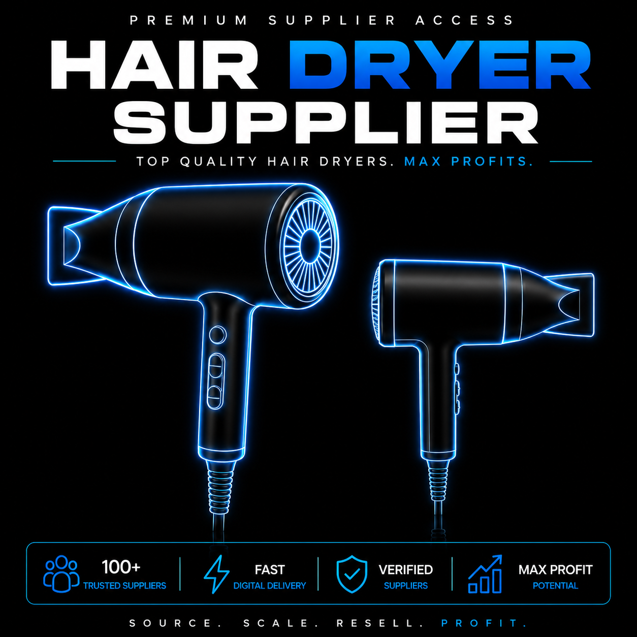 Ezzsupplysells Hair Dryer Digital Access